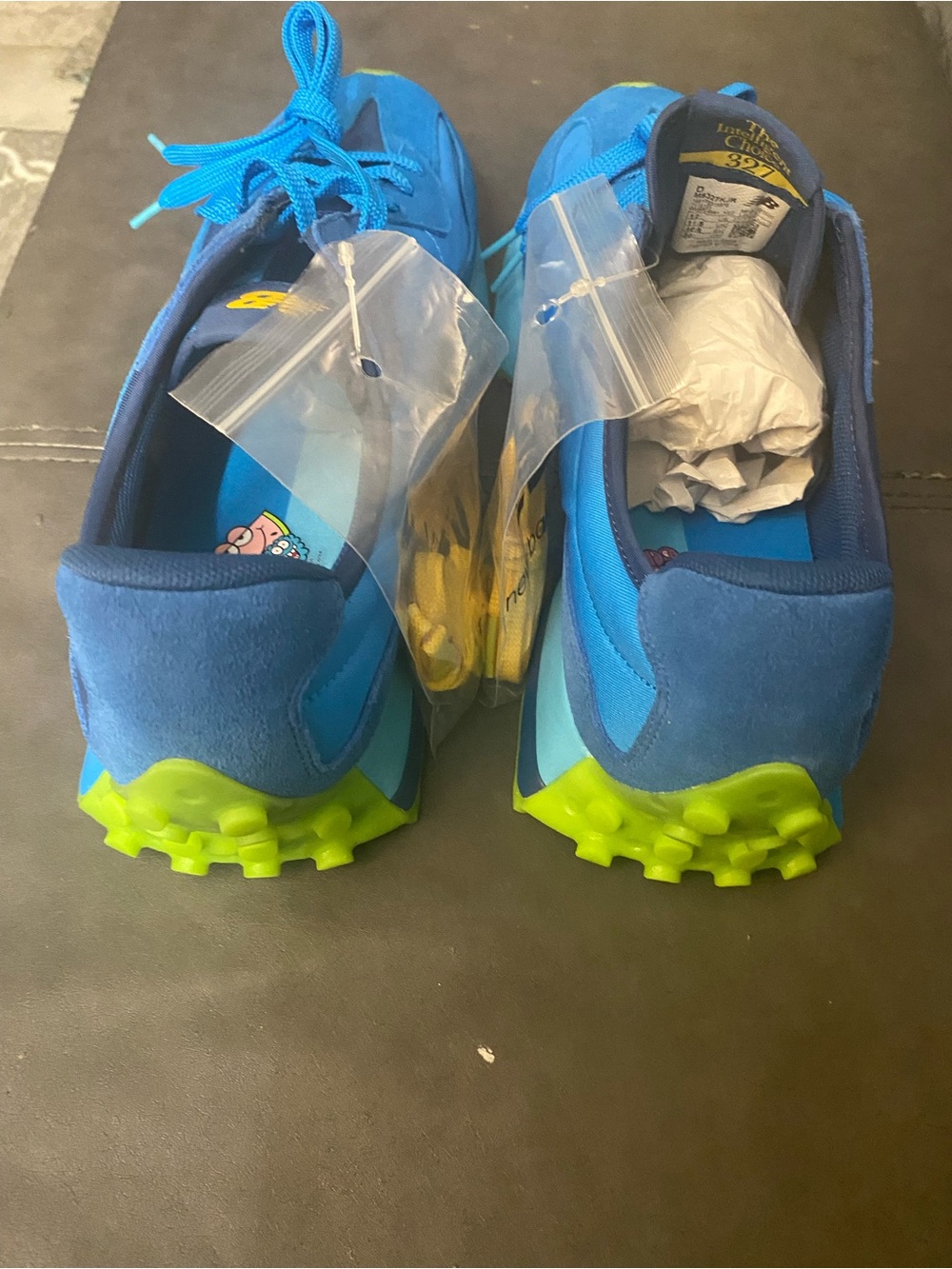 New Balance Blue & Lime Green Trail Runners